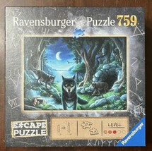 2019 Ravensburger Puzzle 759 Pieces Escape Puzzle Level 3 Wolves Complet... - $13.03