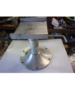 aluminum Boat Seat Pedestal Base 2-3/8&quot; diameter Post 10-1/2&quot; tall w/sea... - €29,44 EUR