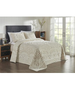 Better Trends Ardent Collection, 3-Piece King Bedspread Set with Pillow ... - £137.00 GBP