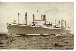 Postcard Black &amp; White Cristobal Steamship Panama Line Canal Zone Used - £3.93 GBP