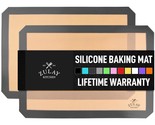2-Pack Silicone Baking Mat Sheet - Reusable Silicone Baking Sheet - Easy... - $18.99