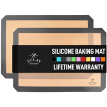 2-Pack Silicone Baking Mat Sheet - Reusable Silicone Baking Sheet - Easy... - £14.91 GBP