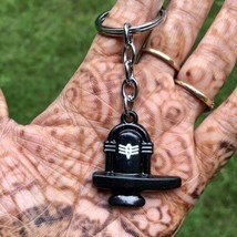 3.5 inch Lord Shiva / Shivling Metal Key Ring, Key Chain, Religious Key ... - $12.73
