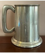 Vintage English Pewter Mug Engraved GAC &amp; 6-24-72 Made In England Raimon... - $177.84 MXN