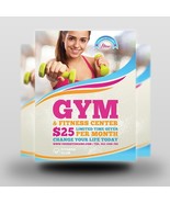 Printable Fitness Flyer, GYM Flyer, Yoga Flyer | Flyer Template | Flyer ... - $7.00