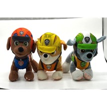 Nickelodeon Spin Master 2016 Rubble Zuma Rocky Paw Patrol 8&quot; Stuffed Ani... - £29.88 GBP