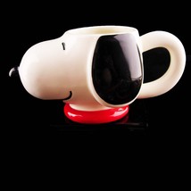 Rare Snoopy Cup - Vintage Coffee mug - novelty dog tea cup - 2012 Peanuts - red  - £44.10 GBP