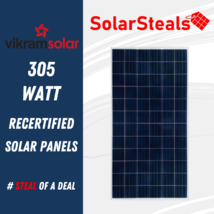 Used Vikram ELDORA VSP.72.305.03 305W 72 Cell Poly 305 Watt Solar Panels - $120.00