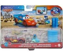 Disney Cars Color Changers 2022 Cars On The Road Lightning McQueen Rayo Flash - £9.95 GBP