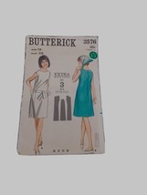 Vintage Butterick 3576 Sleeveless Semi Fitted Dress Pattern 32B size 12 Uncut - $12.99