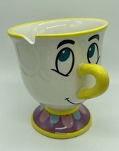 Beauty And The Beast Footed Chip Cup  XL 20 Oz Ceramic Disney 5.5 &quot; high - £8.92 GBP