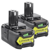 2Pack Upgraded 6000Ah 18Volt P108 Replacement Battery For Ryobi 18V Cordless Pow - £73.90 GBP