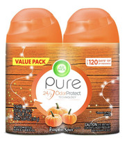 Air Wick Pure Automatic Spray Refill, Pumpkin Spice Scent, 2 Pack, 5.89 oz Ea - £13.28 GBP