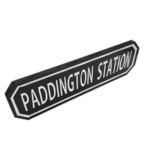 Paddington Station - Narnia Wood Sign - £19.77 GBP