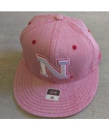  Adidas NCAA NEBRASKA Comhuskers Football Hat Cap Flat Brim Sz S/M - £19.23 GBP