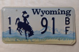 VINTAGE WYOMING LICENSE PLATES (PAIR)  NO LONGER IN USE-  PARK COUNTY 11... - $18.00