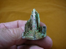 (R51-6) 33.4 gram Bismuth rainbow crystal element Bi gemstone Mineral specimen - £25.87 GBP