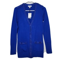 Calvin Klein Cardigan Sweater Blue Button Front - Women&#39;s X Small  XS NWT - £19.14 GBP