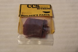 HO Scale Cannonball, CCS, Styrene, Steel Express Reefer Ends 2 Pieces, #31540  - £9.59 GBP