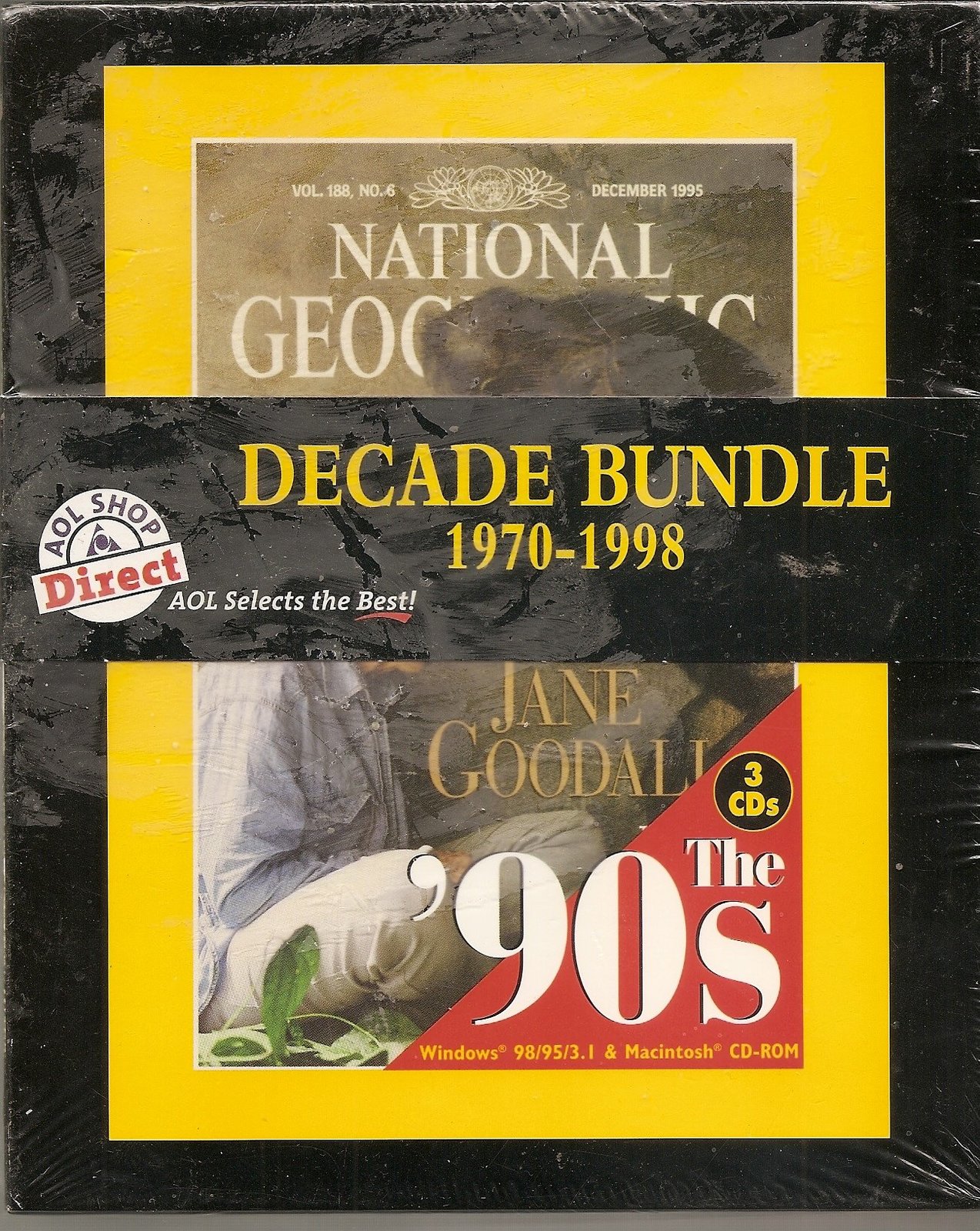 National Geographic: Decade Bundle 1970-1998 CD-ROM (3 Volume Set) - $8.63