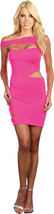 Dreamgirl Rocker and Raver Starter Dress, Neon Pink, Large - $79.29