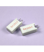 10pcs RGA Radial Sand Resistor 10 ohm, 5 watt,  5% tolerance, 25 X 13 X 9mm - $11.99 CAD
