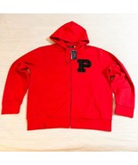 Polo Ralph Lauren Double Tech Plaid Chenille P Patch Zip up Hoodie Sz XL... - $165.94 CAD