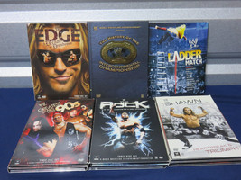 Lot of 6 Vintage WWE DVDS Rock Michaels Undertaker Edge (b9) - £16.48 GBP