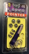 Laser Pointer Key Chain with 5 Interchangeable Heads (Purple Barrel) - $168.94 MXN