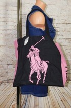 Ralph Lauren Polo Limited Edition Pink Pony Tote Shopper Canvas Bag - New - $17.75