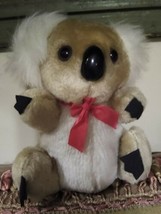 Vintage Koala Bear Plush Stuffed Animal 7” Acme Premium Supply 1980's Red Bow - £8.77 GBP