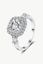 So Much Shine 2 Carat Moissanite Sterling Silver Ring - £78.11 GBP