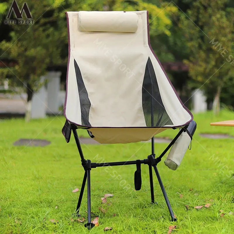 MIYE New Upgraded Outdoor Folding Chair Widened Outdoor Folding Chair Portable - £33.75 GBP