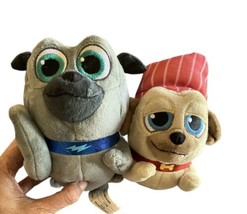 Disney Dog Pals 7” Stuffed Rolly &amp; Bingo.  Great Shape! - £6.29 GBP