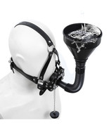 PU Leather Mouth Gag with Water Funnel - $54.70 CAD