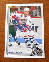 Gilbert Dionne (Montreal Canadiens) 1992-1993 Upper Deck Rookie Report #356 - $5.66