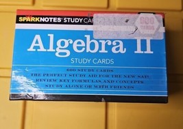 Spark Notes Study Cards Algebra II 600 Cards Flashcards  - £11.73 GBP