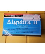 Spark Notes Study Cards Algebra II 600 Cards Flashcards  - $14.84