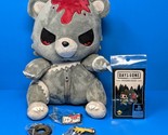 Days Gone Zombie Rager Teddie Bear Plush Figure w/ Pouch, 3 Charms &amp; Dea... - $18.95