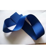 80 yds 1 1/2&quot; WIDTH CENTURY BLUE GROSGRAIN RIBBON TRIM JACKETS, CRAFTS D... - £23.50 GBP