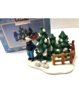HERSHEY&#39;S Holiday Village CHRISTMAS TREE LOT Porcelain Figurine Accessor... - €12,89 EUR