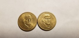 SET of 2 RARE Antique Thomas Jefferson $1 Dollar Coins 1801-1809 - 2 x 2007 P - £240.54 GBP