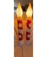 Vintage Pair EMPIRE Noel Candle 38&quot; Blow Mold Christmas Lawn 1973 Home D... - $133.32 CAD