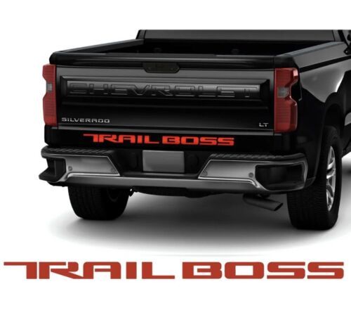 Primary image for 2019 20 21 22 Chevy Silverado TRAIL BOSS Z71 Tailgate Letter Decal Sticker 1PC