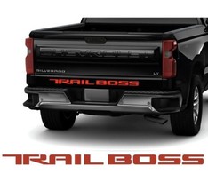 2019 20 21 22 Chevy Silverado TRAIL BOSS Z71 Tailgate Letter Decal Stick... - £23.51 GBP