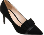 Journee Collection Women Stiletto Heel Pump Heels Marek Size US 8M Black... - $25.74
