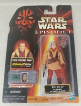 Star Wars Episode I Ric Olie With Naboo Blaster CommTech Figure Hasbro 1998 NOS - £15.71 GBP