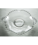 Vintage Imperial Candlewick Clear Crimped Candy Dish Bowl 2 Handles - $142.55 MXN