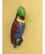 VINTAGE PARROT WALL POCKET CERAMIC BIRD   JAPAN  COLORFUL 10&quot; - €17,97 EUR