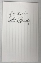 Patrick Henry Brady Signed Autographed 3x5 Index Card - Medal of Honor - £20.10 GBP